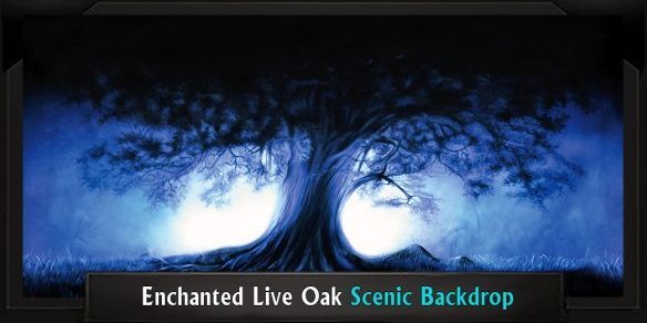 enchanted-live-oak-with-frame Enchanted Live Oak Professional Scenic Addams Family Backdrop