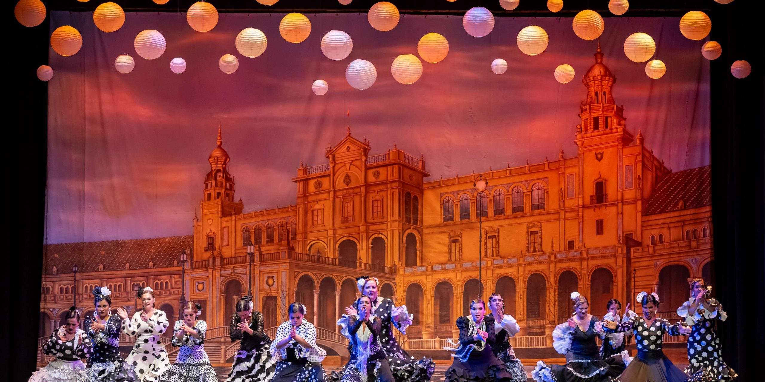 Orlando Flamenco, Inc PLAZE DE ESPANA Professional Scenic Flamenco Backdrop