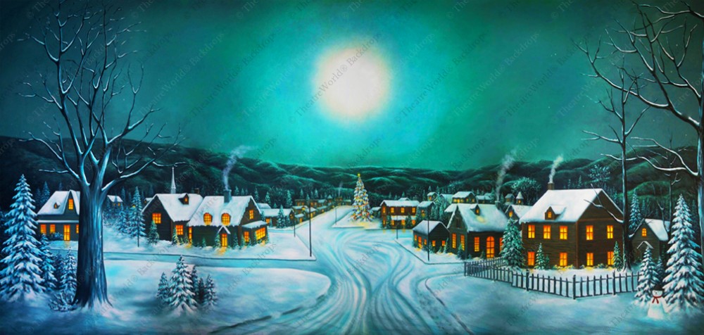 Peaceful Christmas Village