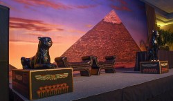 Pyramids At Sunset