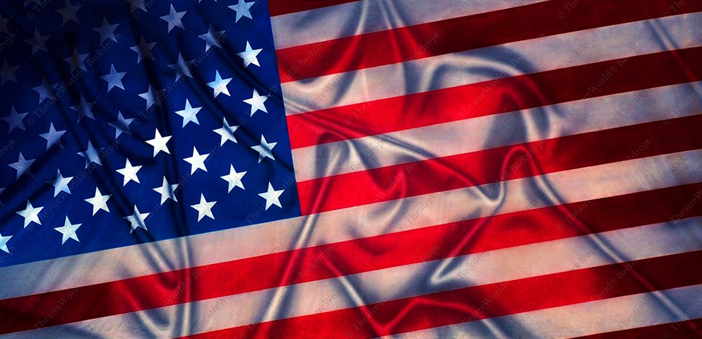 Rippled American Flag