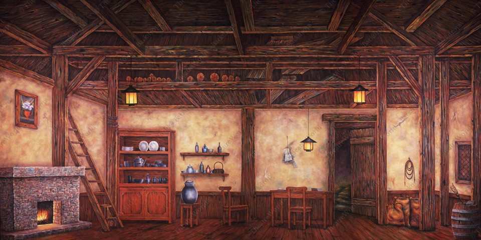 Old World Cottage Interior