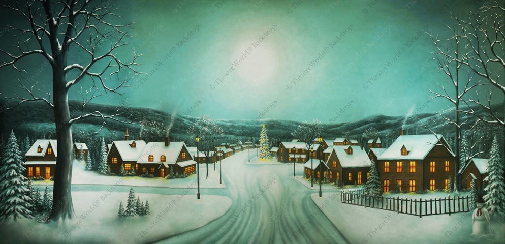 Peaceful Christmas Village - B