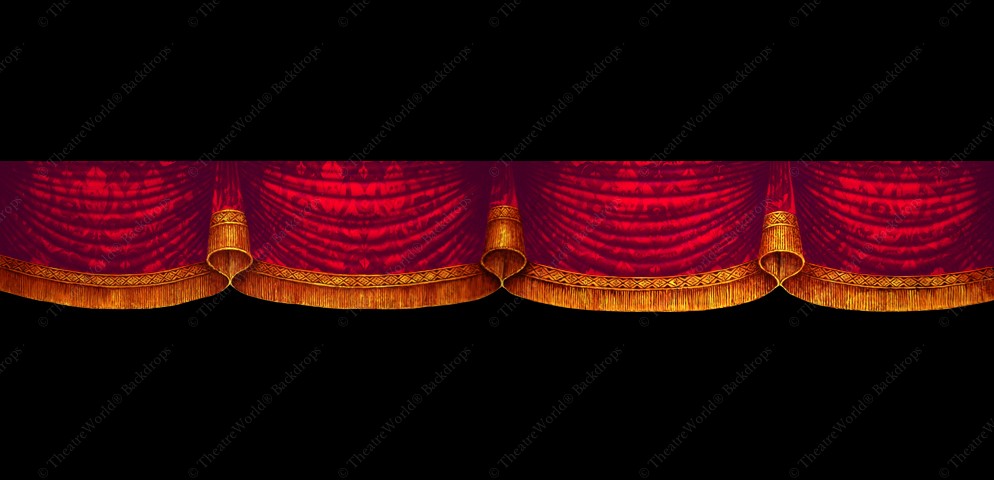 Victorian Ruby Curtains Header