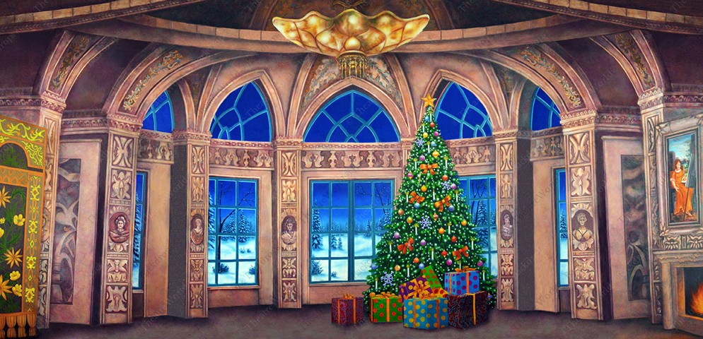 Baroque Christmas Ballroom