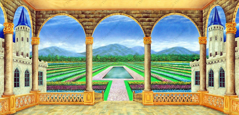 Medieval Castle Balcony - B
