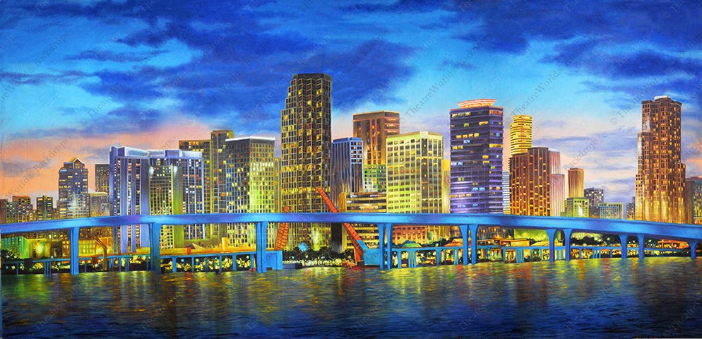 Miami At Dusk