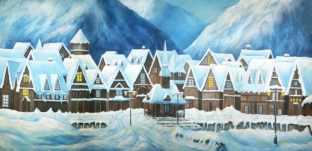 Frozen European Village