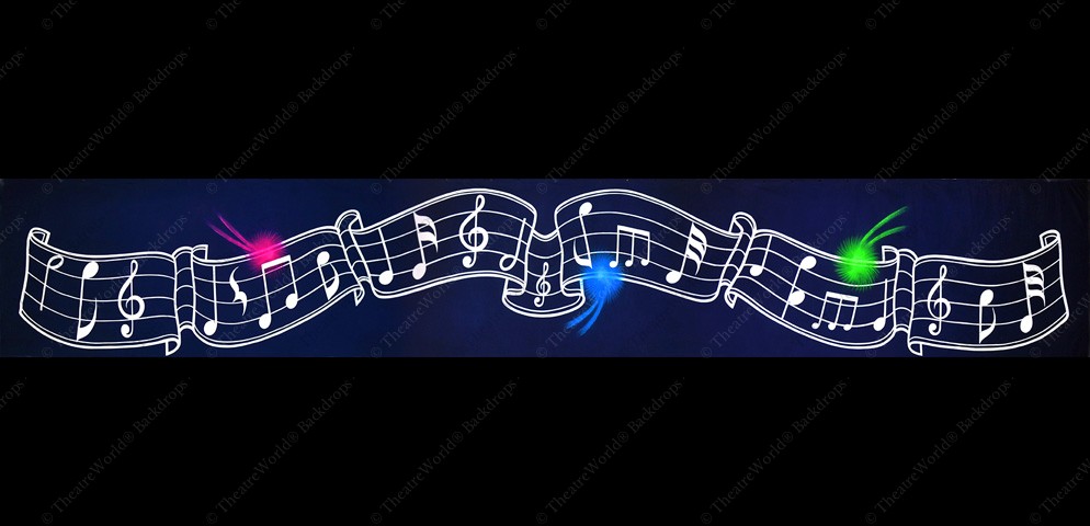 Musical Notes Header