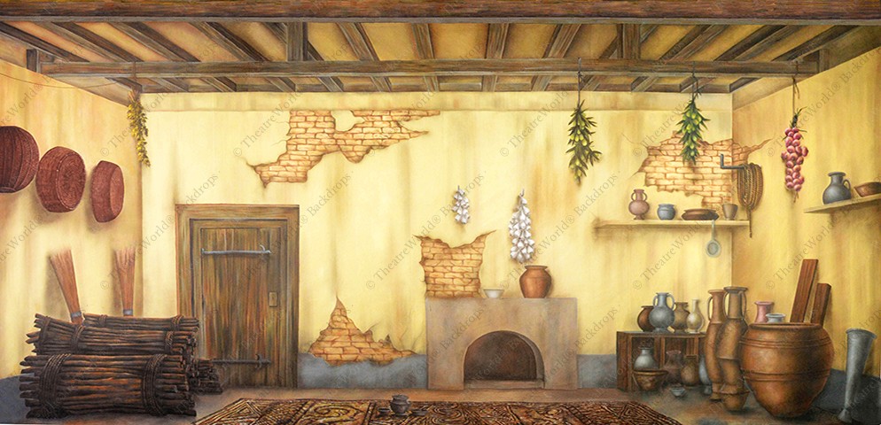 Ancient Cottage Interior