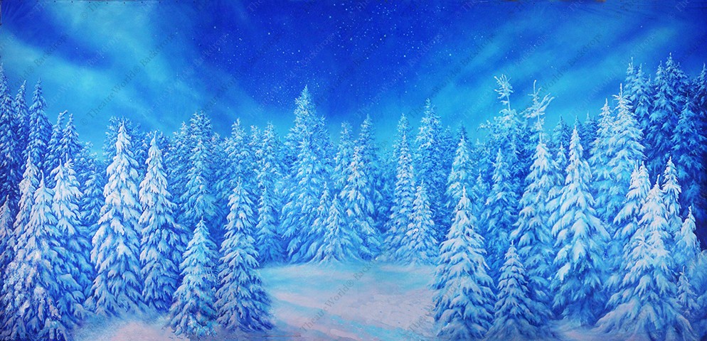 Snowy Christmas Tree Ridge