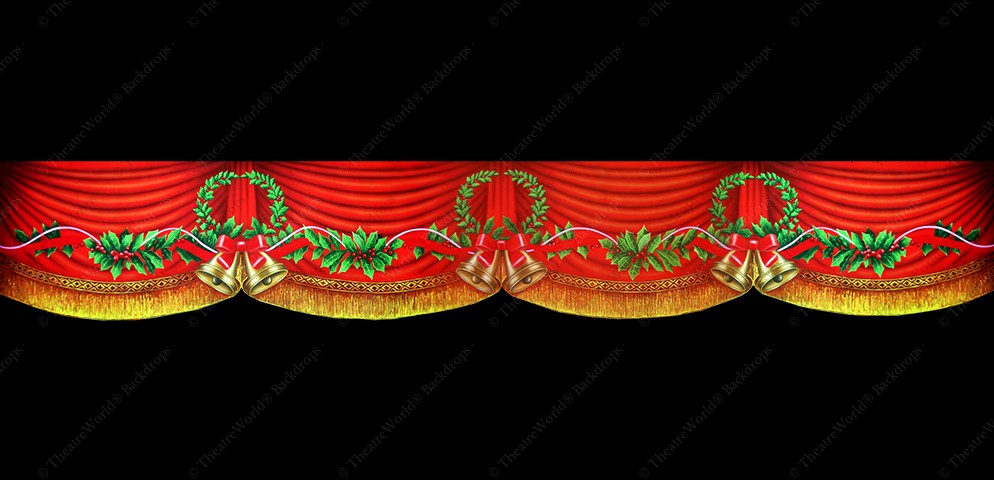 Victorian Crimson Holiday Header