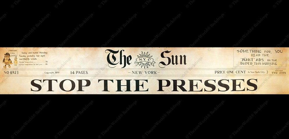 Newsprint Header