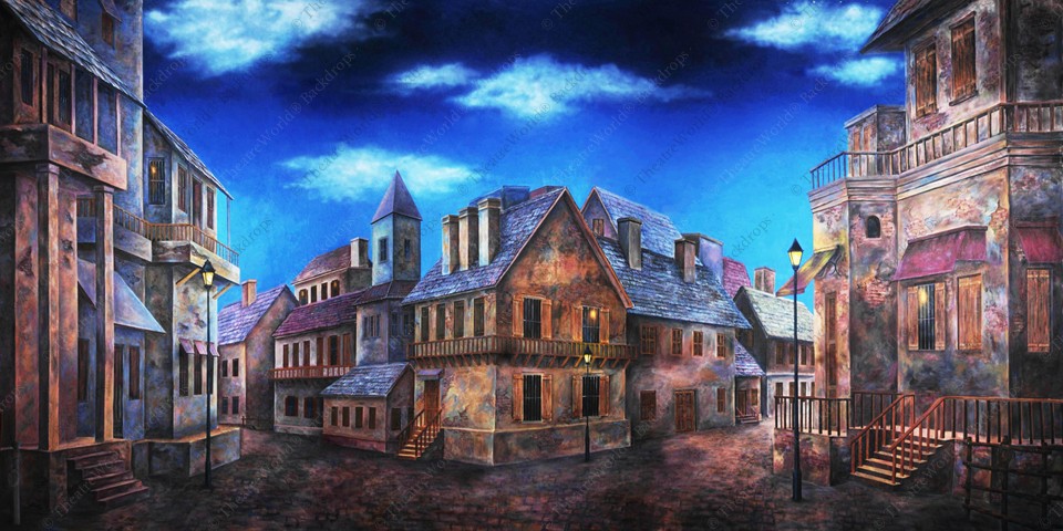 Old World Town Square - B