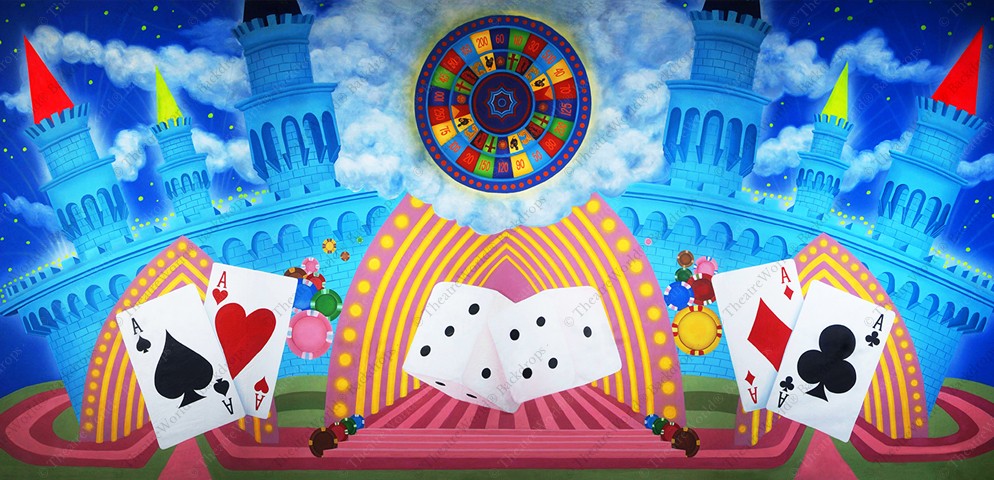 Stylized Vegas Casino Castle