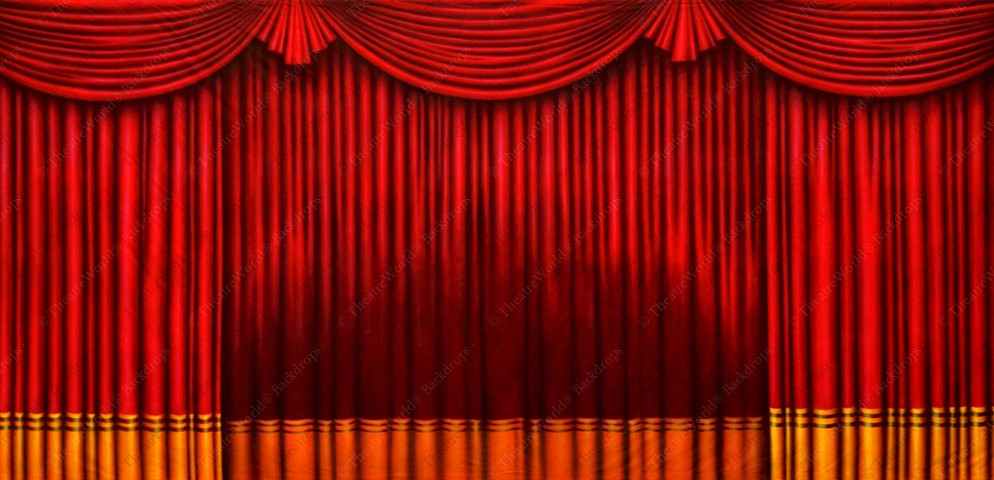Red and Gold Drapes